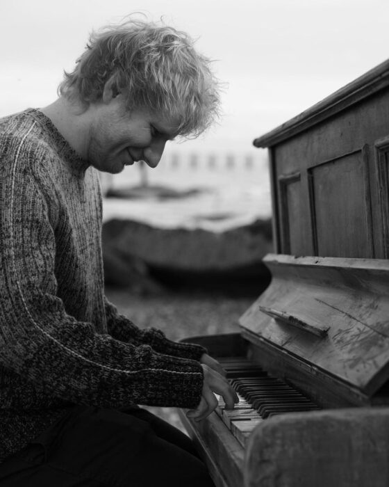 Ed Sheeran Playing Piano at Concert