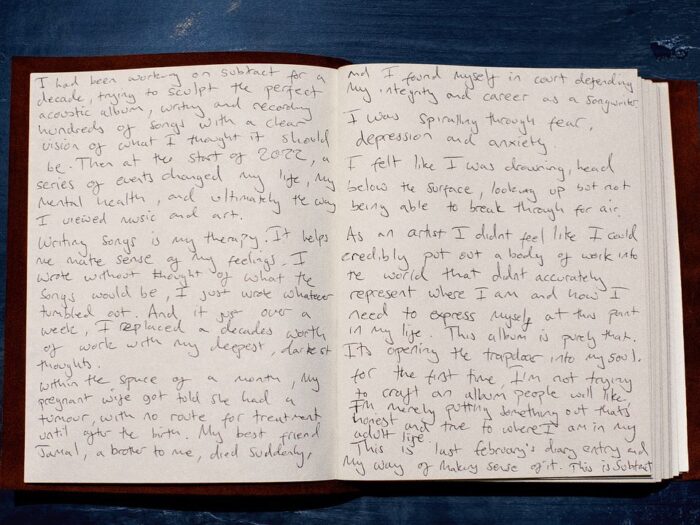 Ed Sheeran Subtract Notebook
