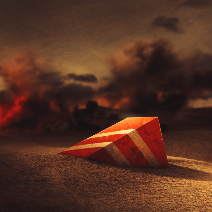 Airplane black box; crash in the desert