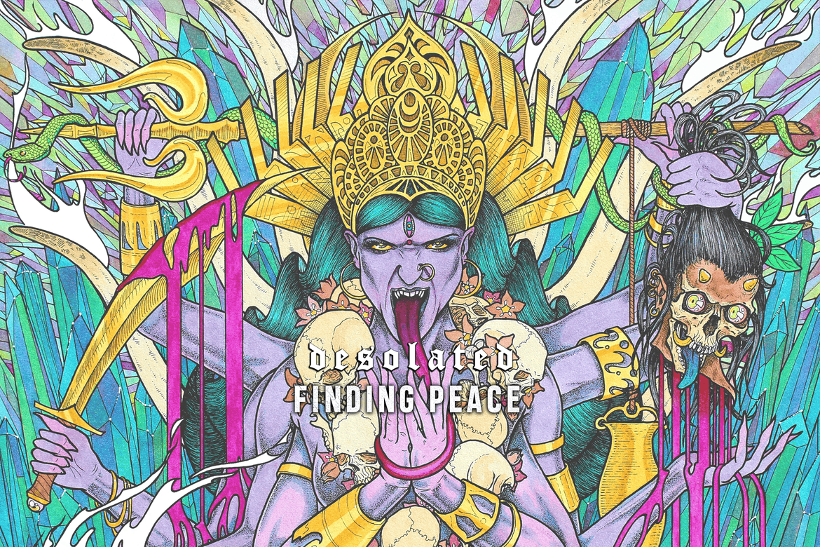 Desolated Finding Peace album cover